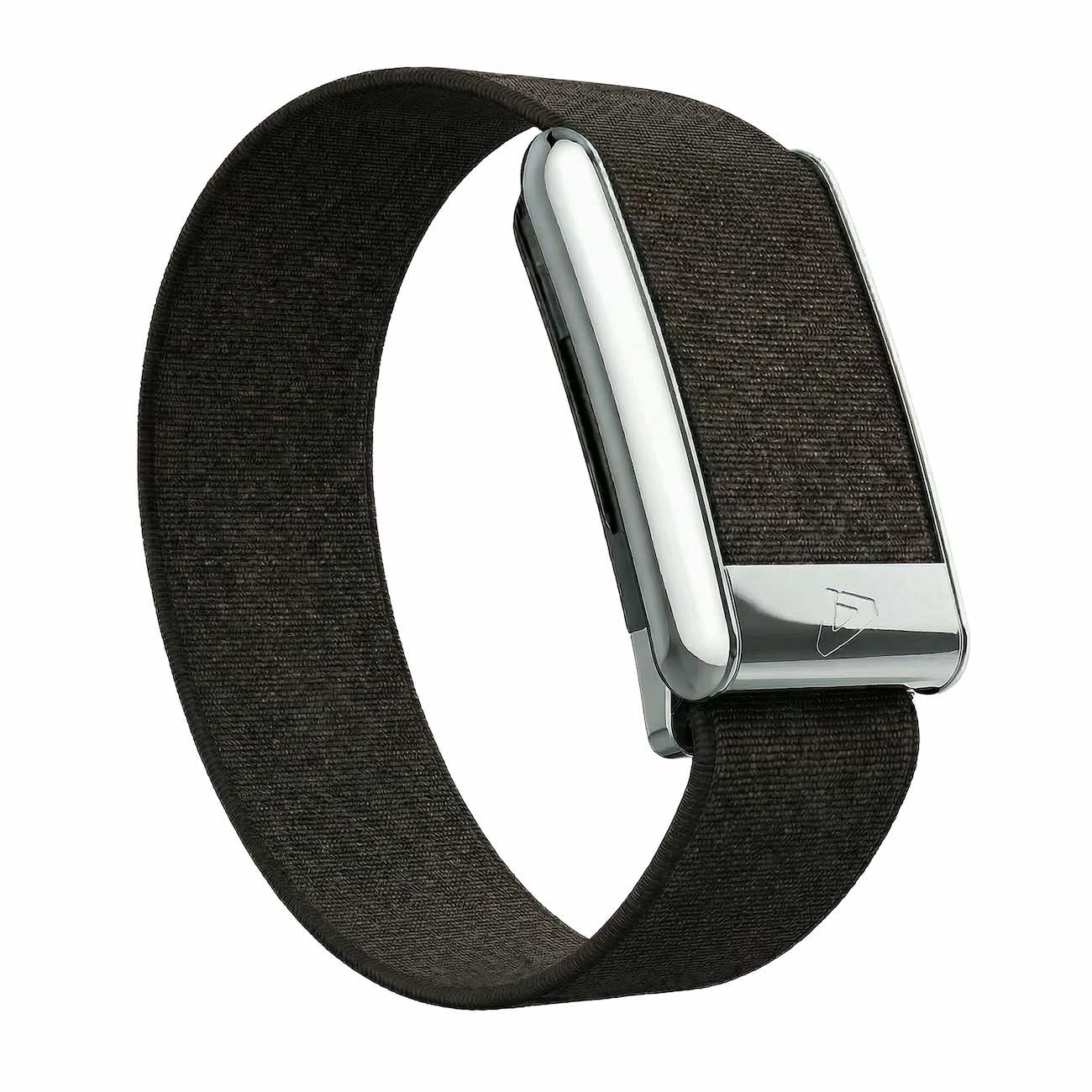 Dash Strap For Whoop 5 / Waterproof / Black with Shiny Silver Frame