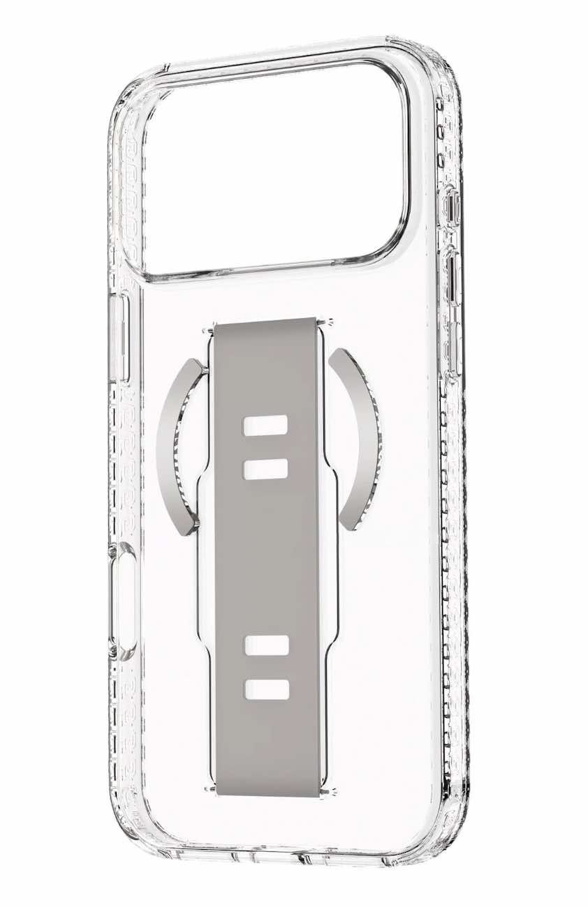 Grip2u Case for iPhone 17 Pro / Built-in Grip / Supports MagSafe / Slim Edition / Clear