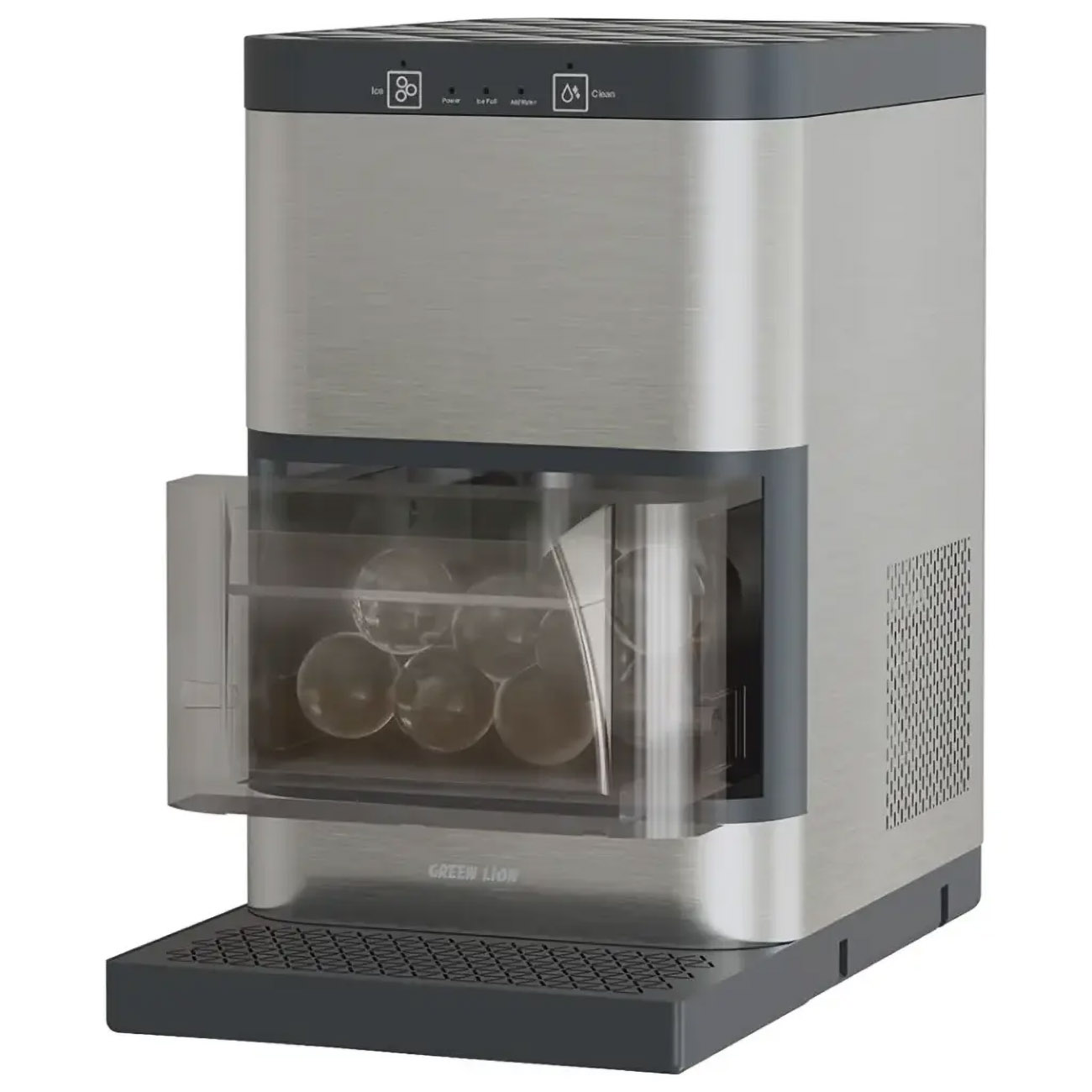 Green Electric Sphere Ice Maker / 42 Ice Cubes Daily / Touch Control Panel / Quiet Operation