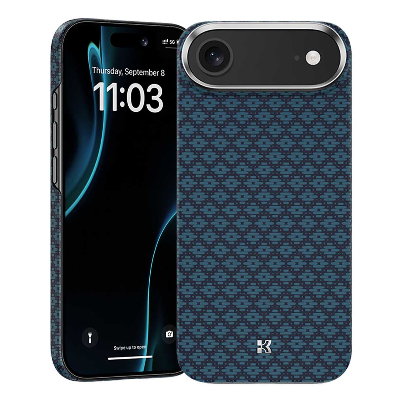 Benks ArmorGrid Case for iPhone 17 Air / Kevlar / Slim & Lightweight / Supports MagSafe / Blue