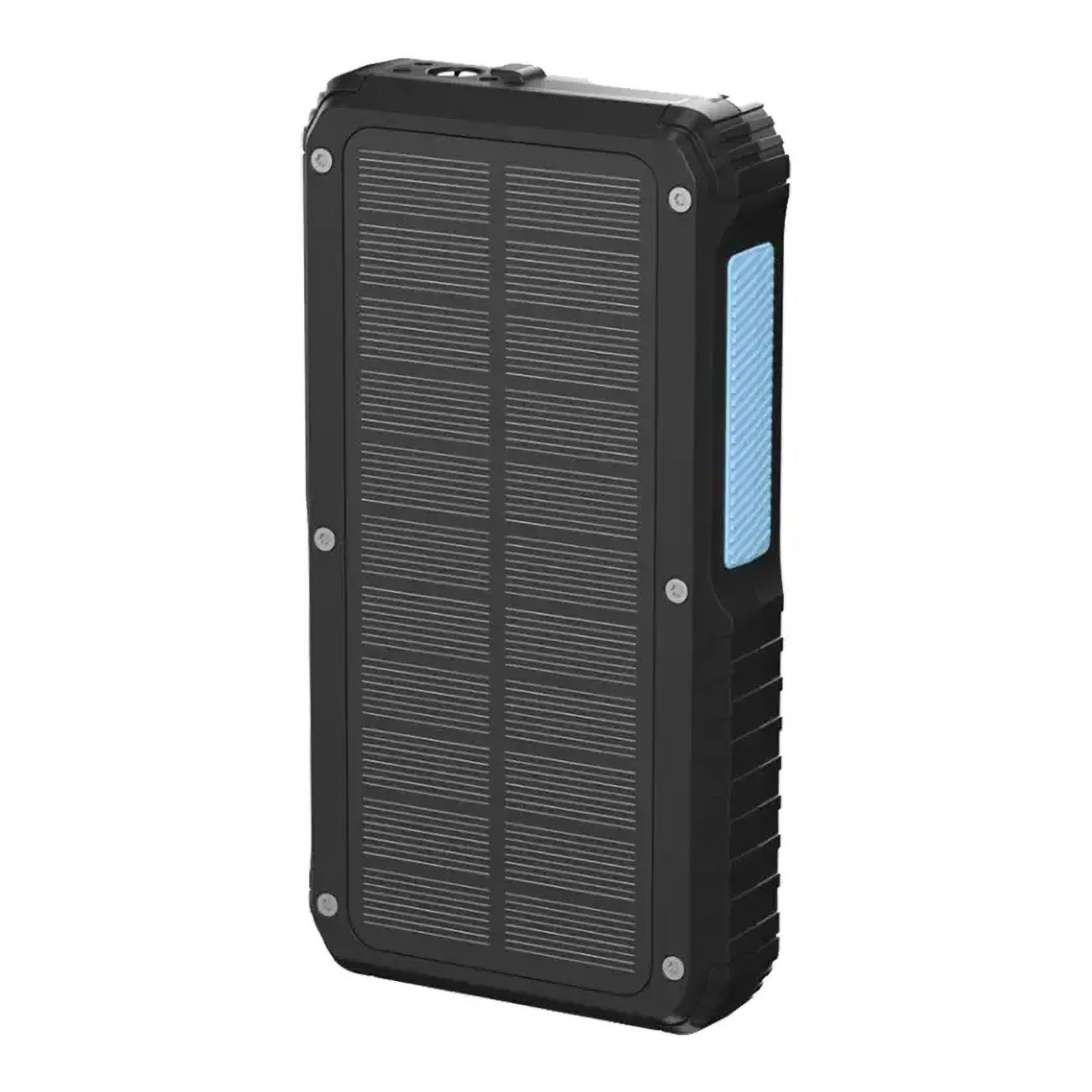 Powerology 20,000mAh power bank / Supports Solar Charging / Multiple Ports + Built-in Type-C Cable