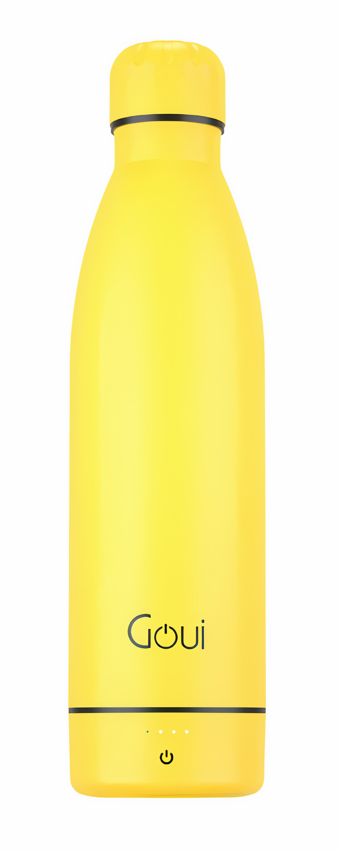 Goui Smart Water Bottle / Built-in Power Bank / Wireless Charging / 420ml / Sunshine Yellow