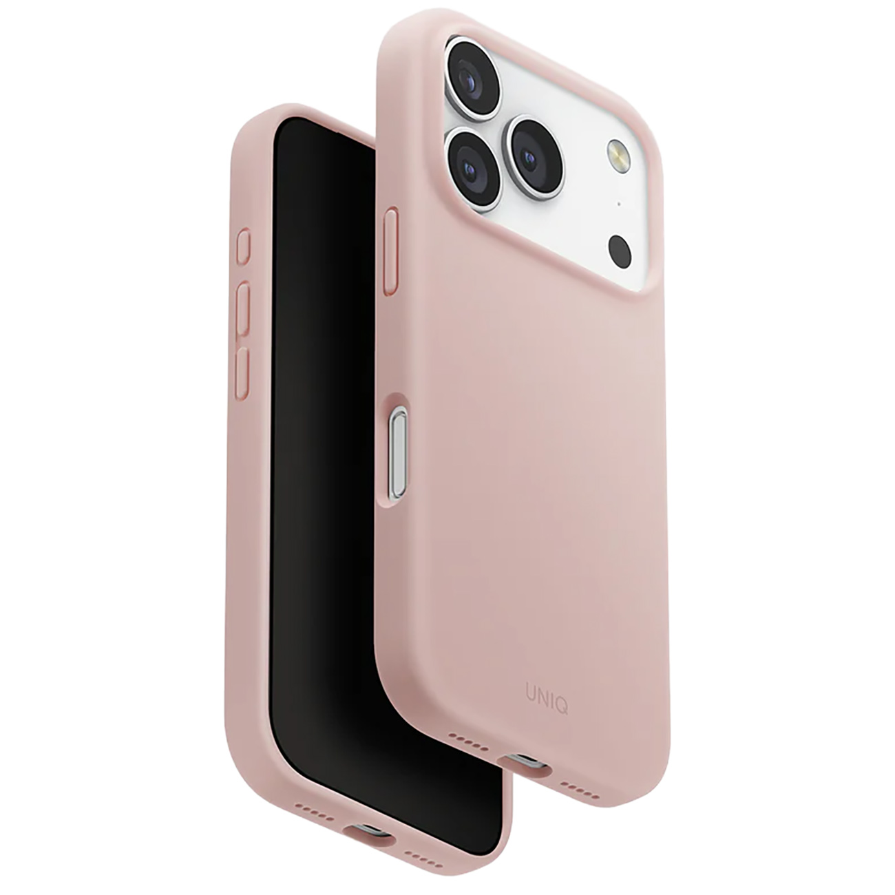 UNIQ Lino Case for iPhone 17 Pro Max / MagSafe / Soft Silicone / Drop Protection / Blush Pink