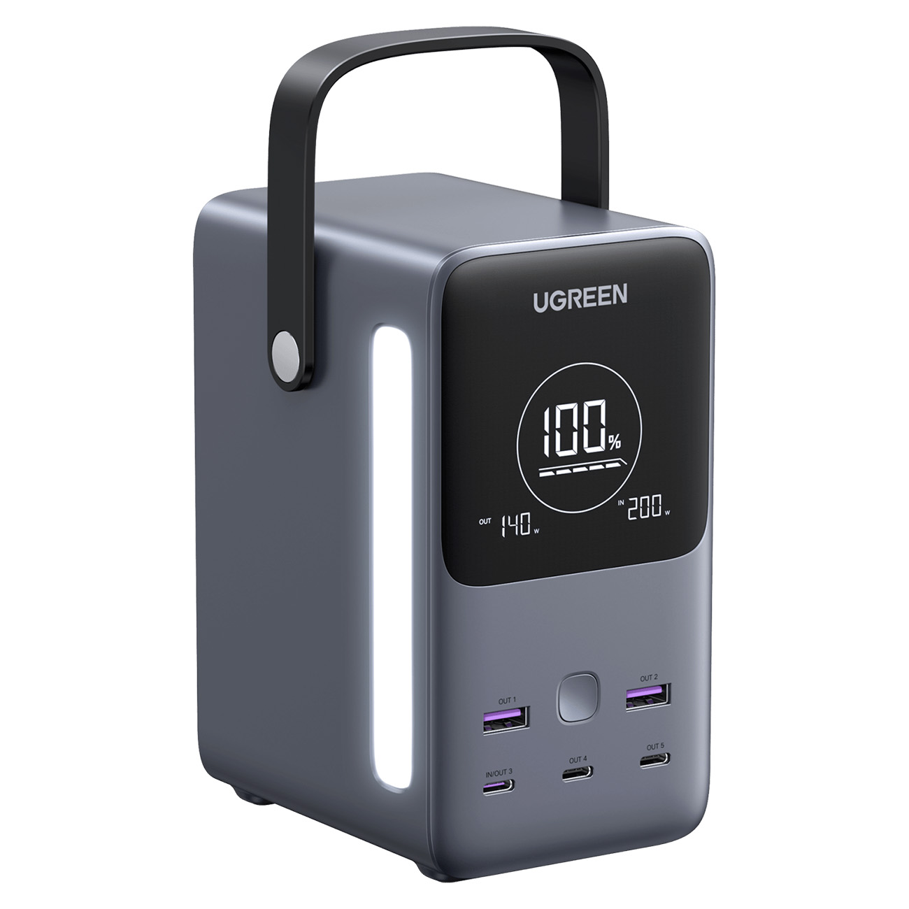 UGreen 48,000mAh Power Bank / 2 USB Ports & 3 Type-C Ports / 300W Power