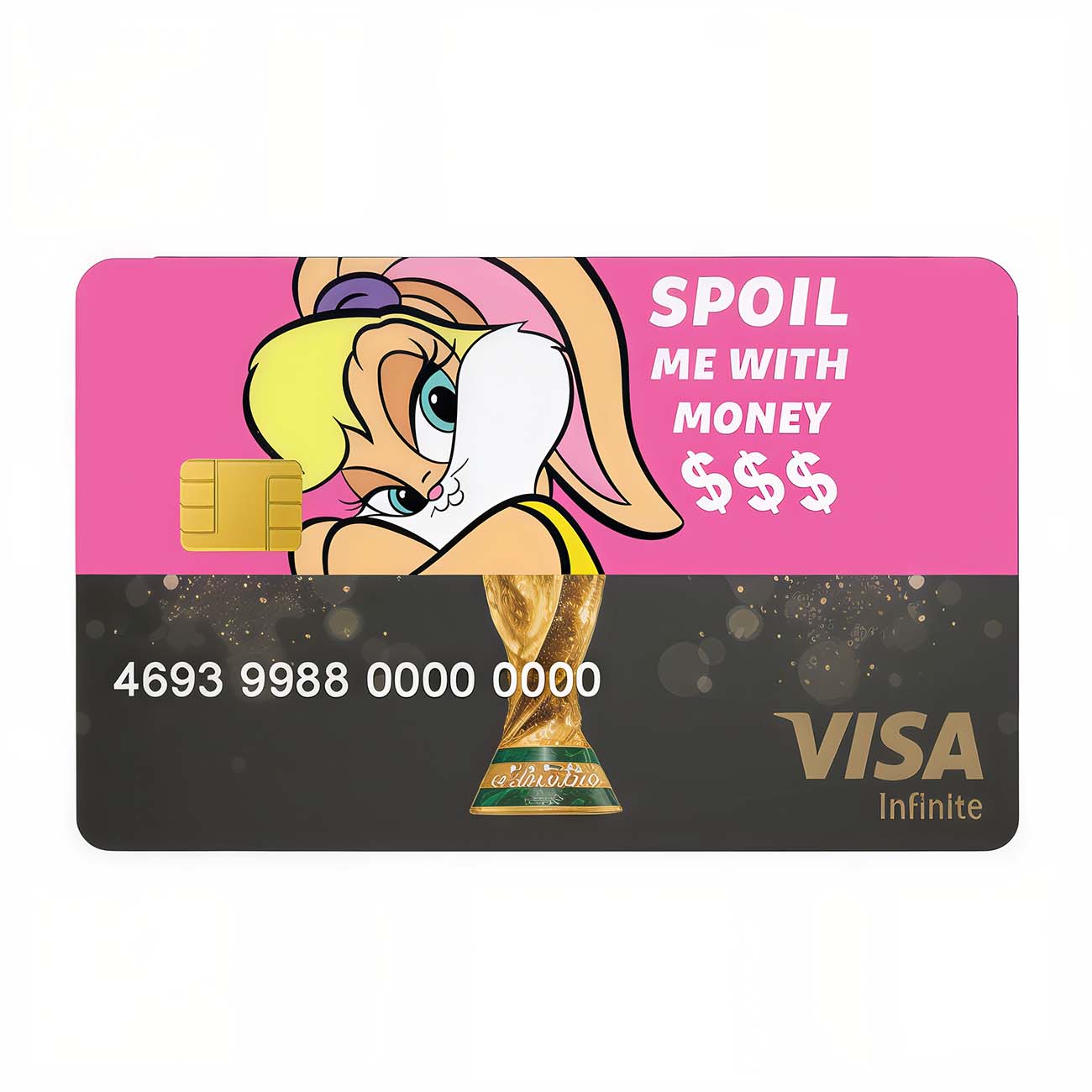 Boojee Card Sticker / Half-Card Design / Lola Bunny