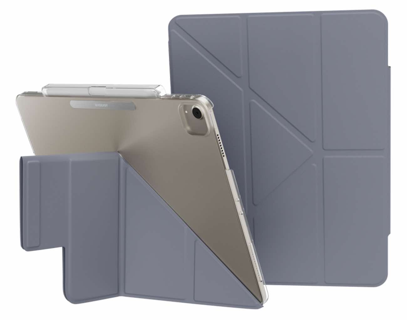 MagEasy Case for iPad Air 13 inch 2024 / Built-in Stand / Drop Resistant / Alaskan Blue