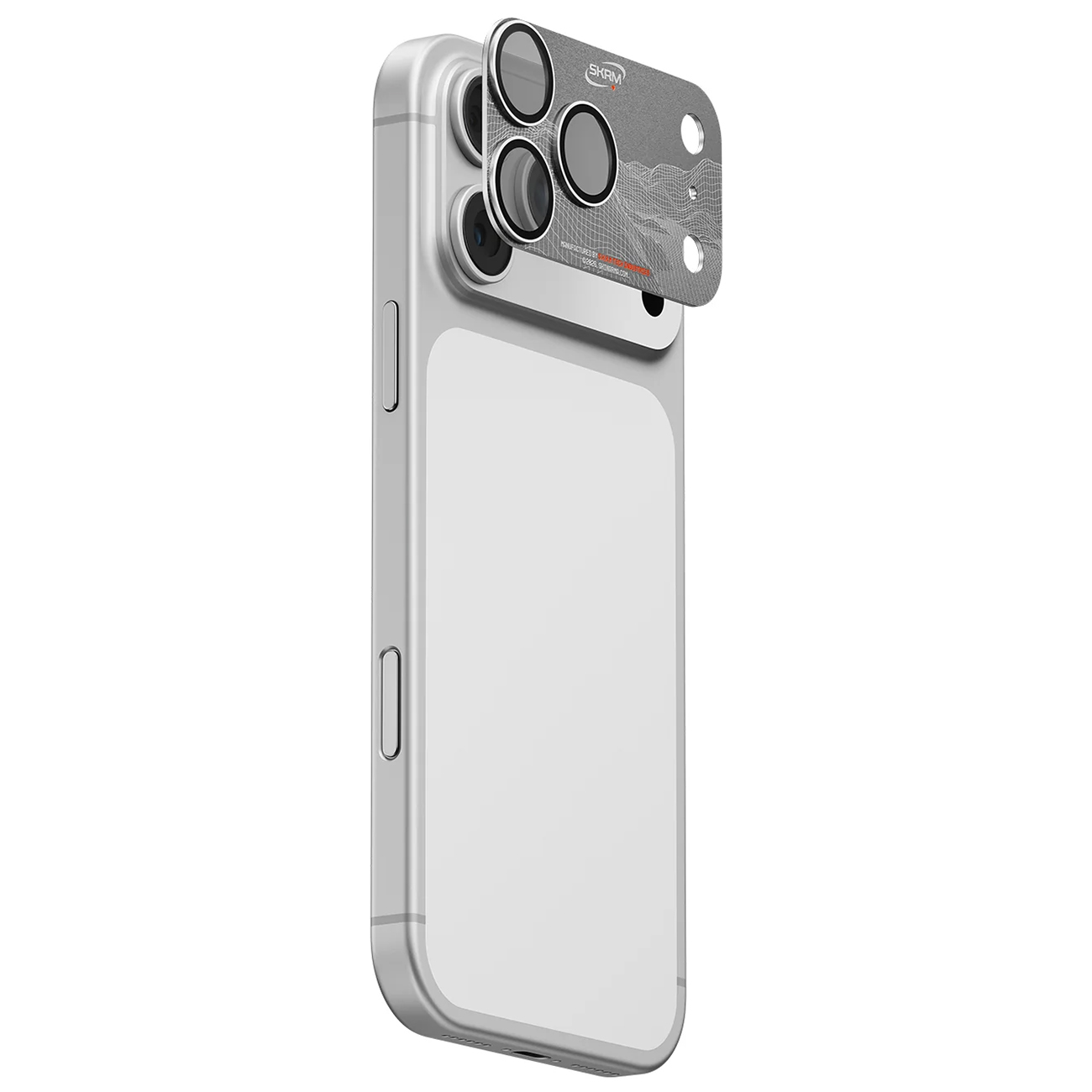 SKINARMA Lens Protector for iPhone 17 Pro Max / Full Coverage / Scratch & Drop Protection / Silver
