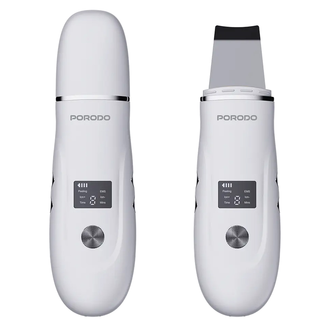 Porodo Face Scrub & Peeler / With LED Display / Ultrasonic Technology / Battery Powered
