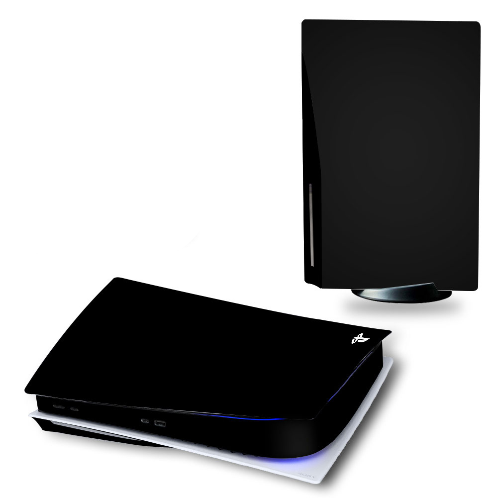 Playstation 5 / PS5 Vinyl Skin / Black / Installation included