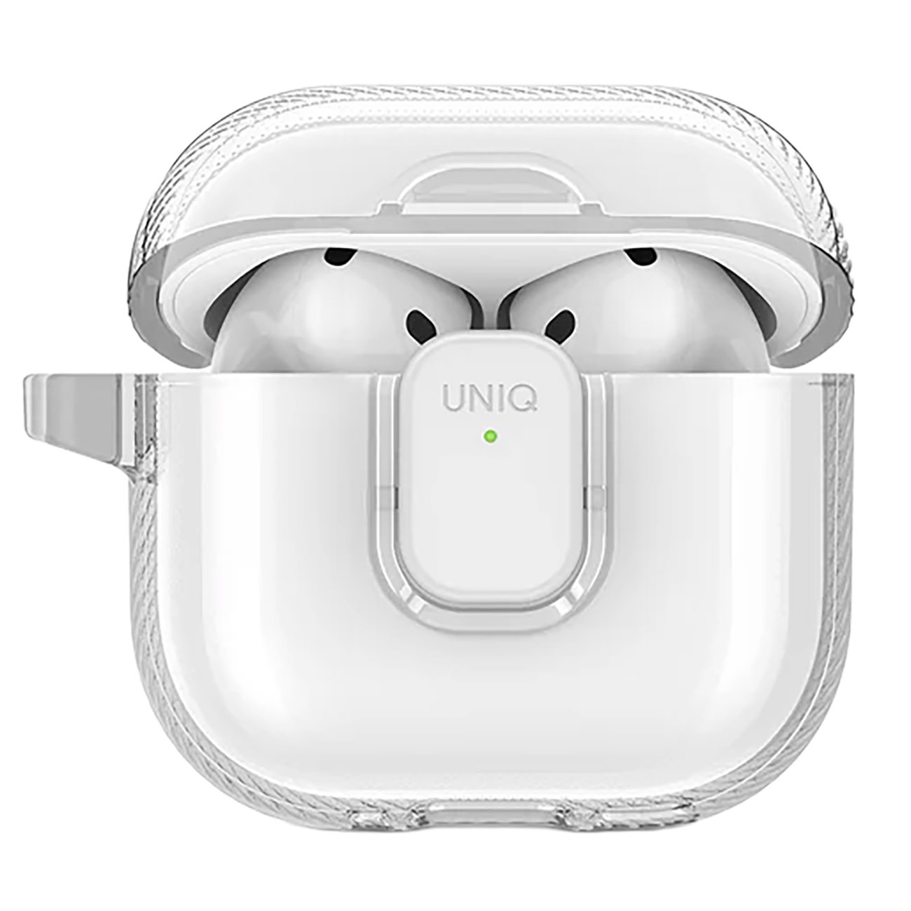 UNIQ Glase Pro Case for Apple AirPods 4 / Elegant Design / Drop Protection / Clear