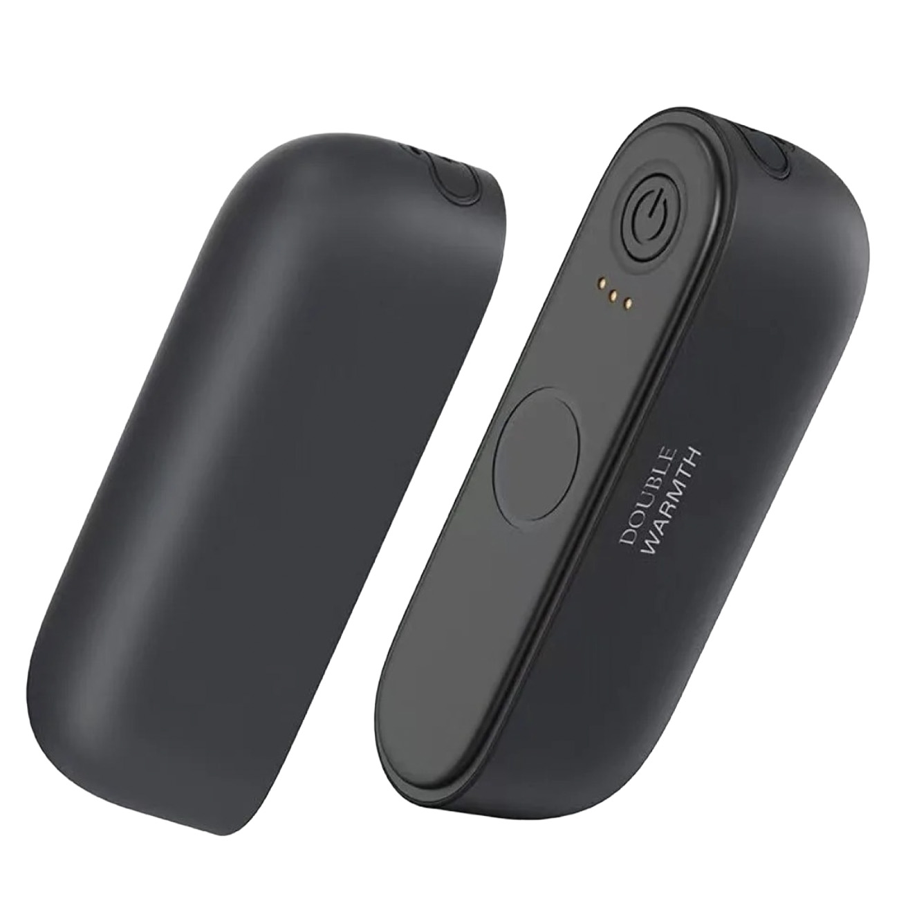 Magnetic Hand Warmer / Battery Operated / 3 Heat Levels / Fast Heating / Black