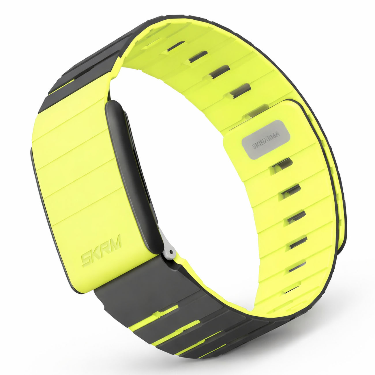 SKINARMA Gemini Strap / For Whoop 5 & Whoop MG / Soft Silicone / Lime Green