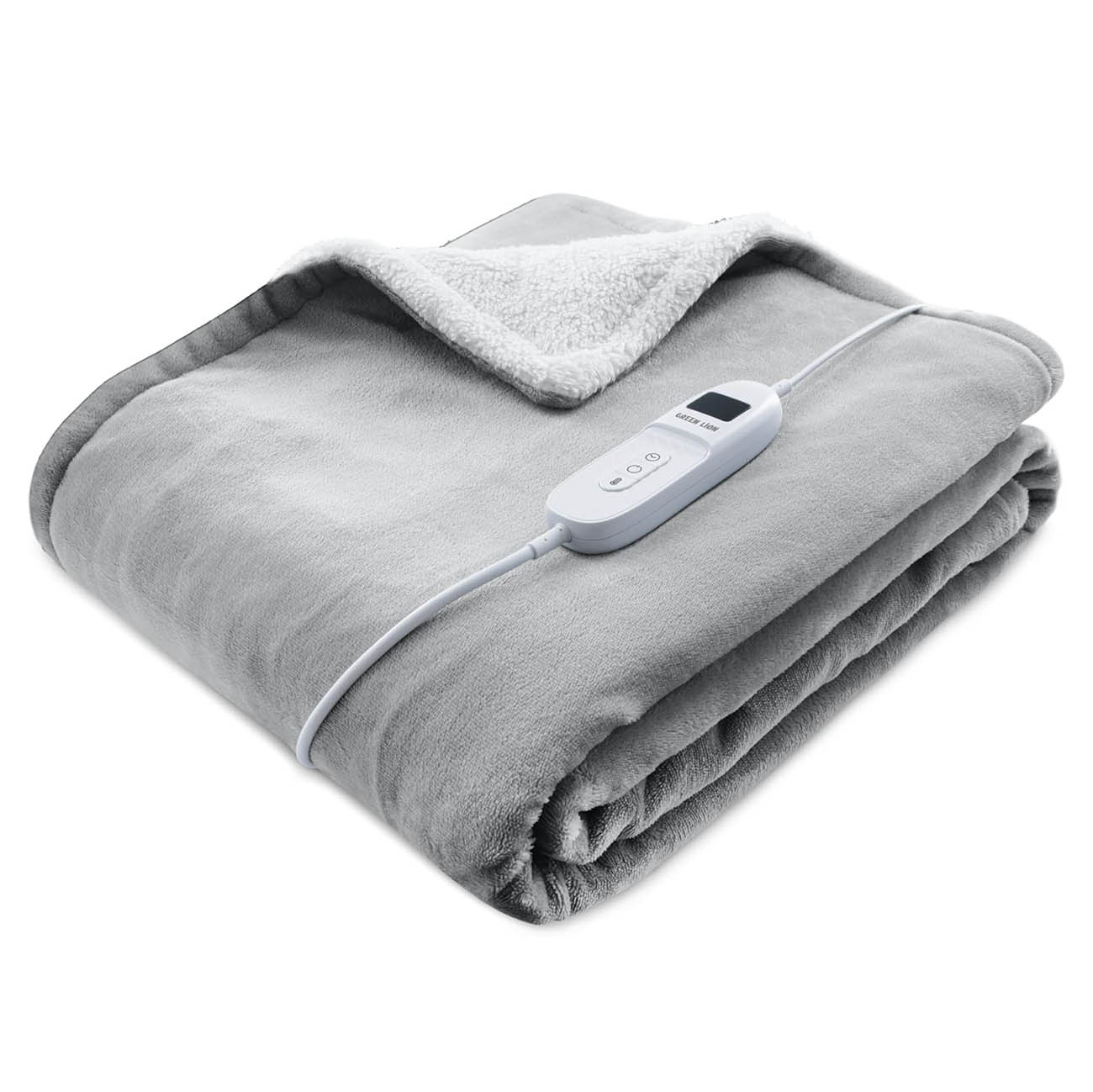 بطانية كهربائية من جرين / 9 مستويات للحرارة / مع ريموت تحكم / حجم 180x130 سم 