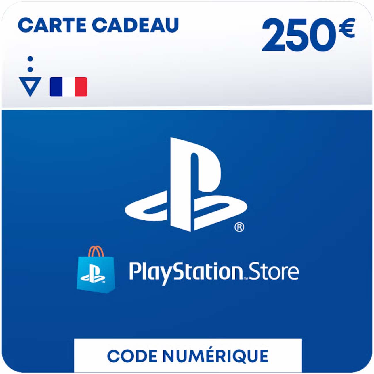 Playstation France Store / 250 Euro / Digital Card