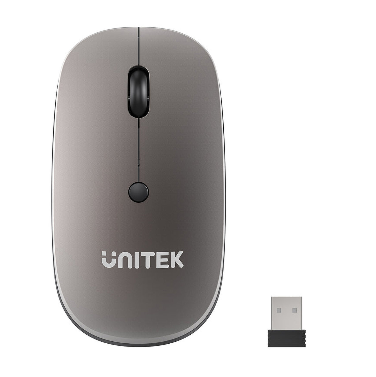 Unitek SlimTrack Wireless Mouse / Battery-Powered / Adjustable 1600 DPI / Practical Design