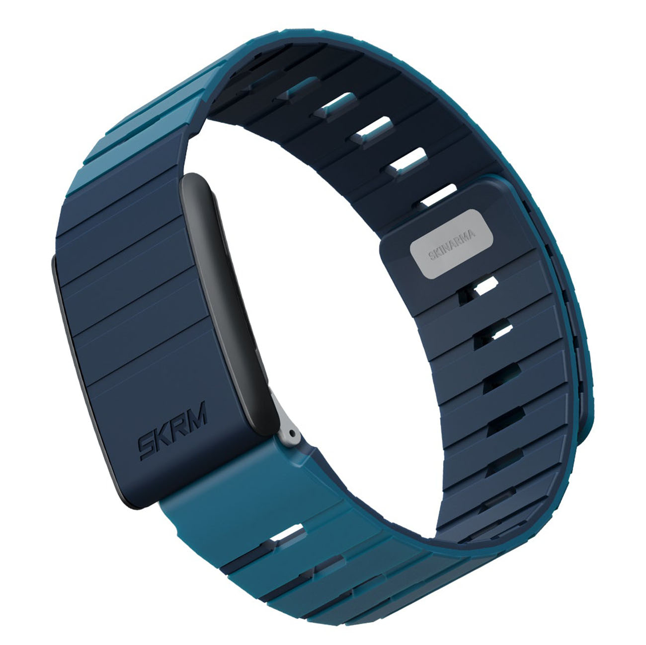 SKINARMA Gemini Strap / For Whoop 5 & Whoop MG / Soft Silicone / Blue