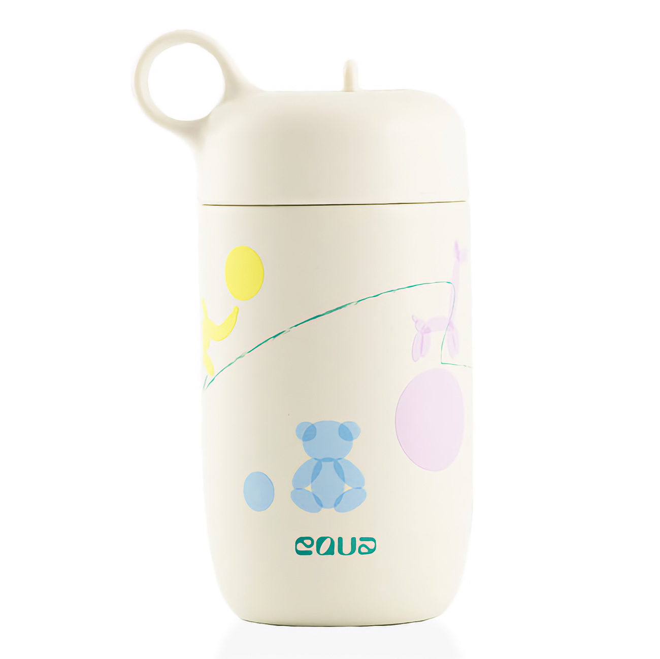 EQUA Kids Bottle / 400ml Capacity / 100% Leakproof / Bounce Yard Design