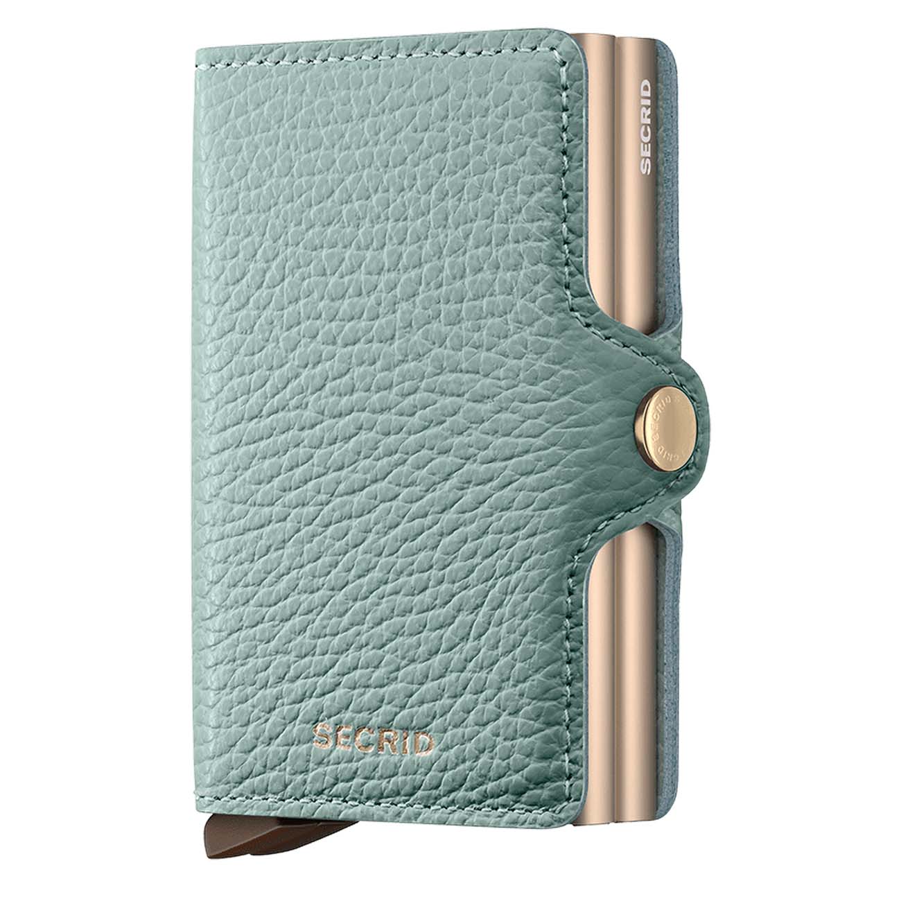 Secrid Twinwallet Card Holder / RFID Protection / Premium Leather / Elegant Design / Sea Green