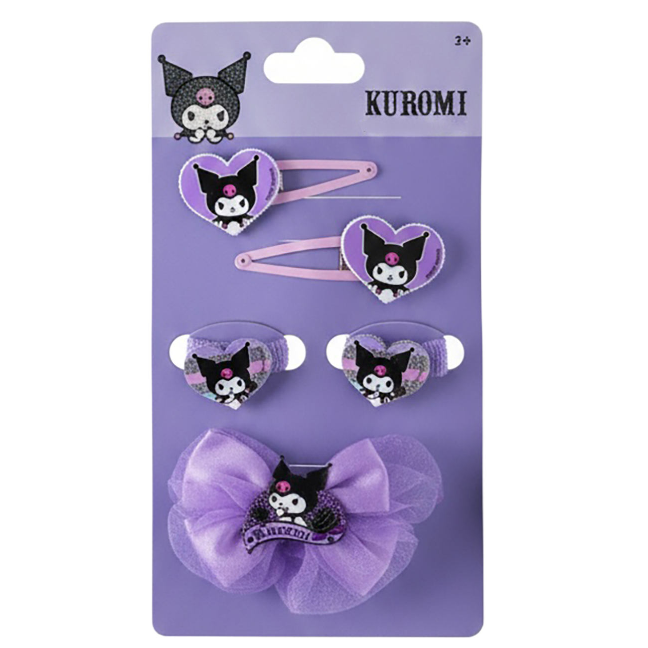Kuromi Kids Hair Accessories Set / 5 Pieces