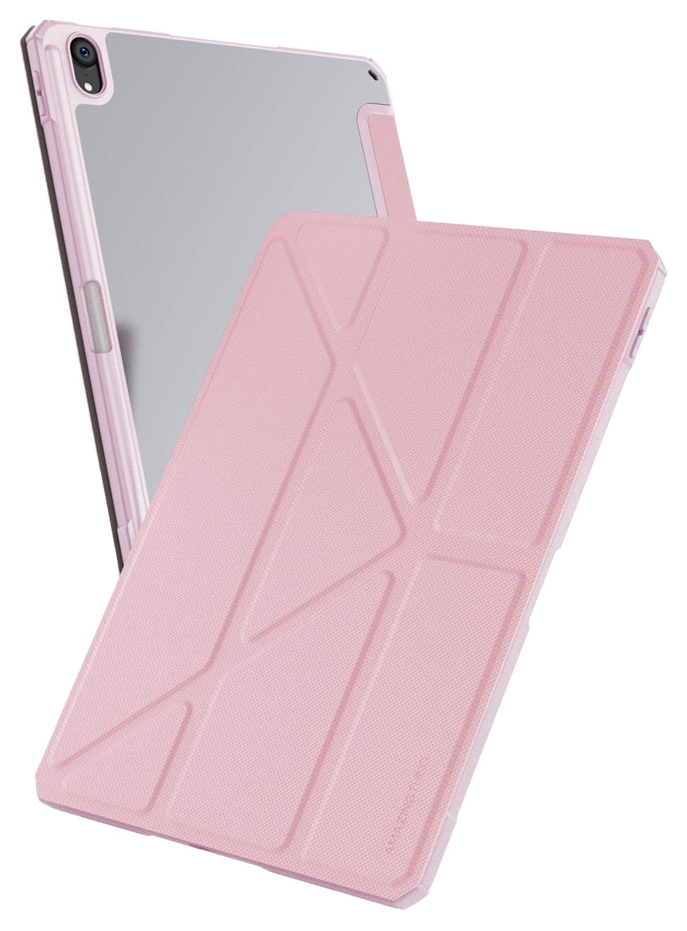 كفر AmazingThing Titan Pro لايباد اير 5 / 10.9 انش / ضد الطيحات / ستاند مدمج / وردي