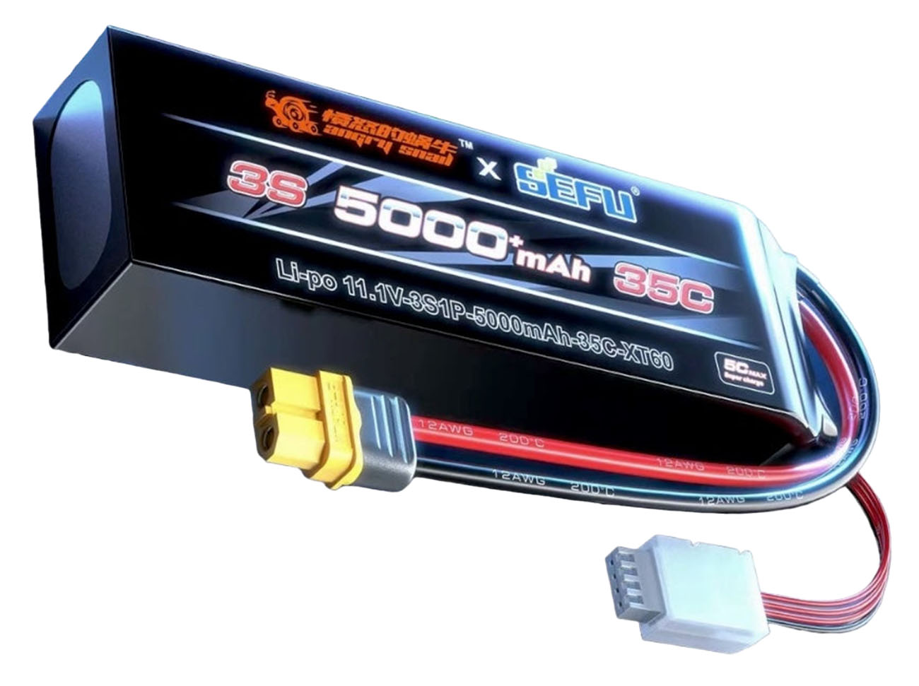 Angry Snail Battery for Hyper Go Electric Cars / 3S Type / 5000 mAh