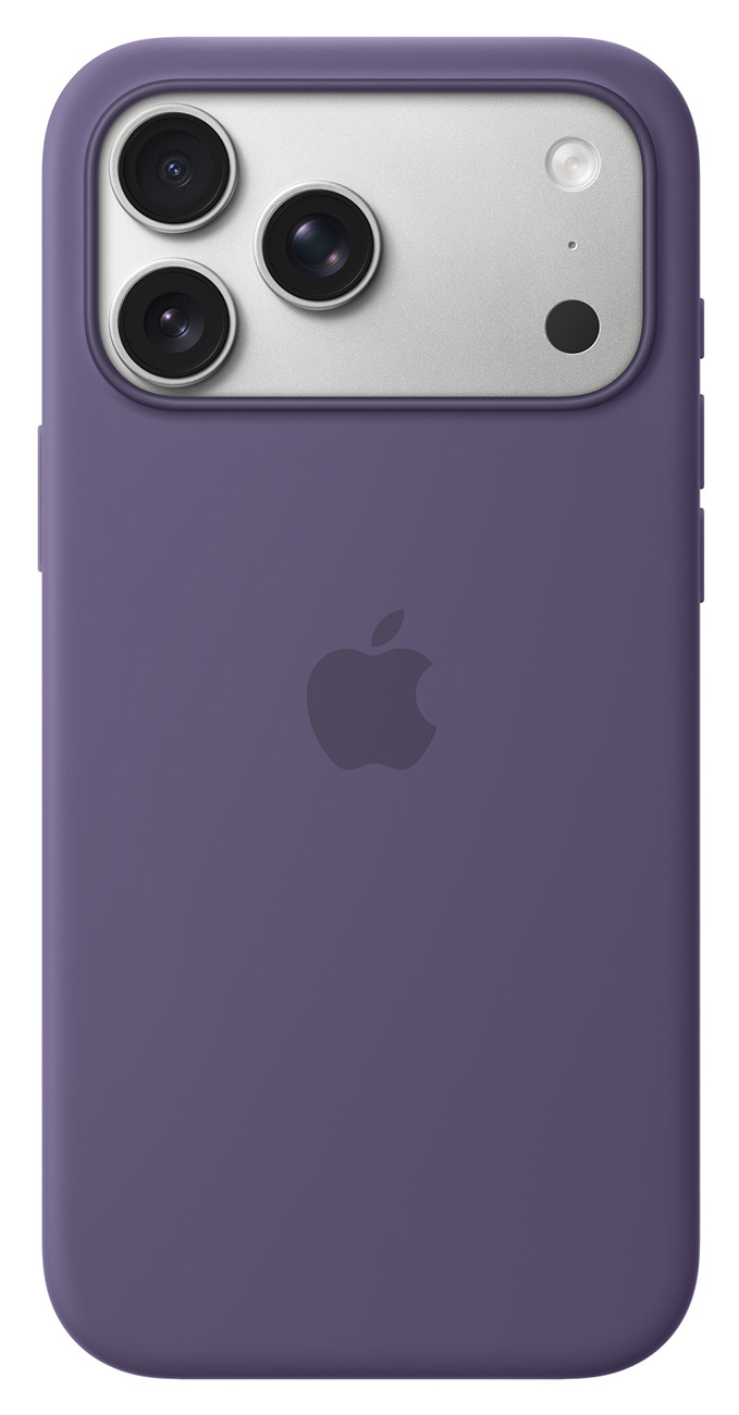 Apple Official Case for iPhone 17 Pro Max / MagSafe / Drop-Resistant / Soft Silicone / Purple Fog