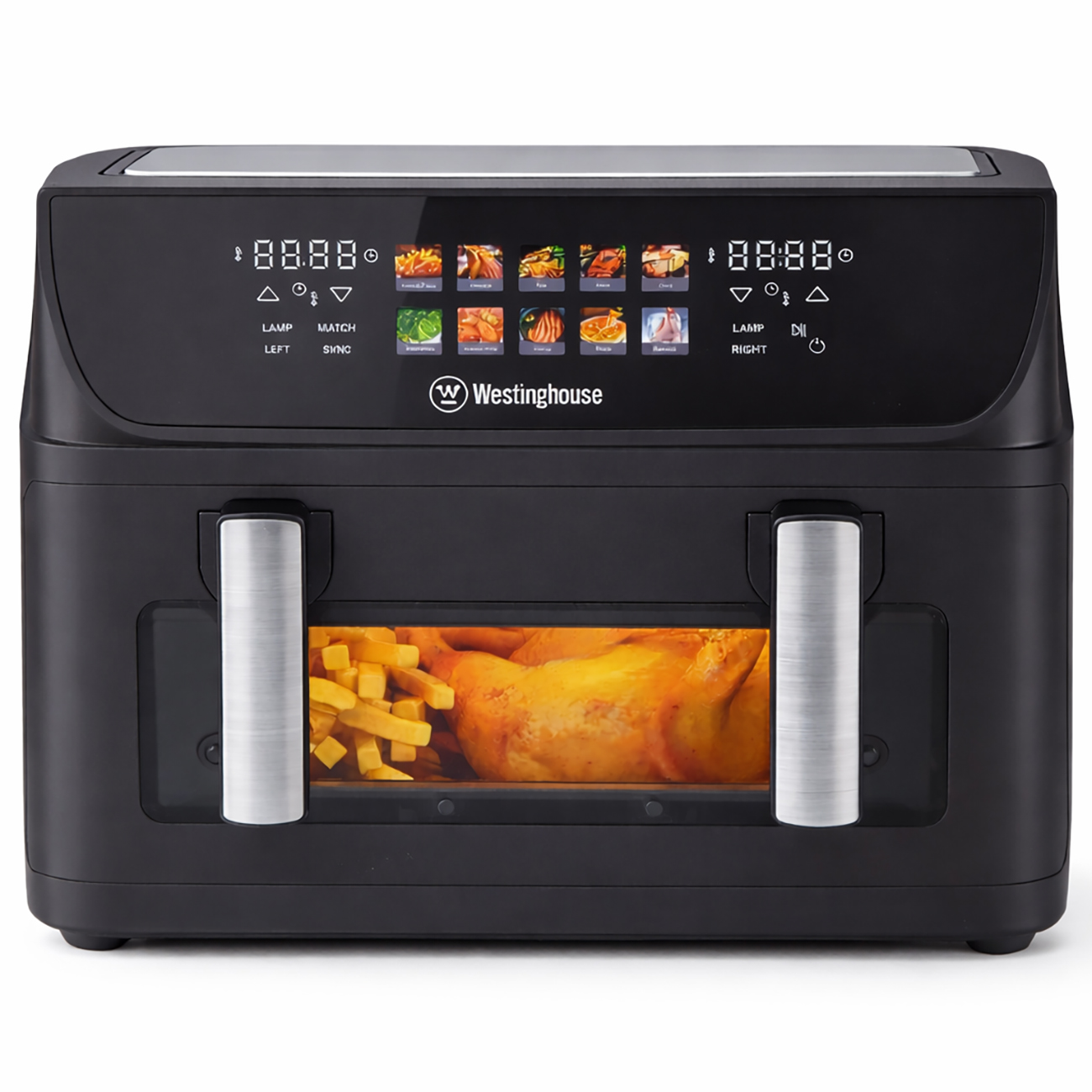 Westinghouse Dual Air Fryer / 10.5L Capacity / Digital Display / Touch Control