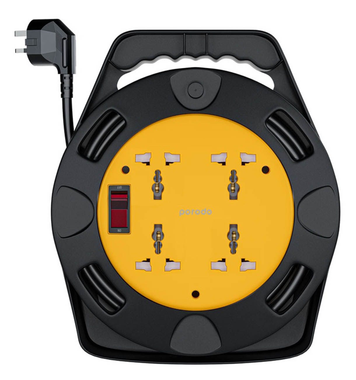 توصيلة كهرباء من بورودو / مع 4 مداخل كهرباء ثلاثية / طول الواير 10 متر / قوة 2500 واط