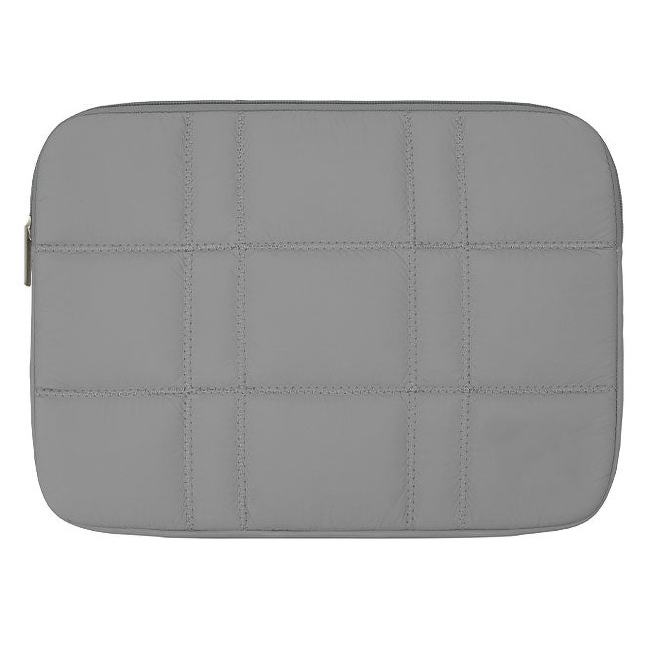 AmazingThing PuffyPouch for MacBook & iPad / Size 14 inch / With Inner Padding / Grey 