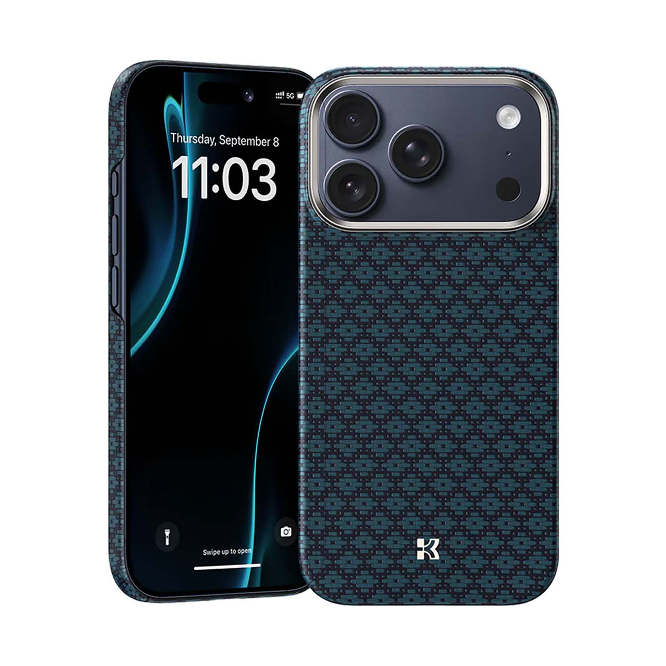 Benks ArmorGrid Case for iPhone 17 Pro / Kevlar / Slim & Lightweight / Supports MagSafe / Blue