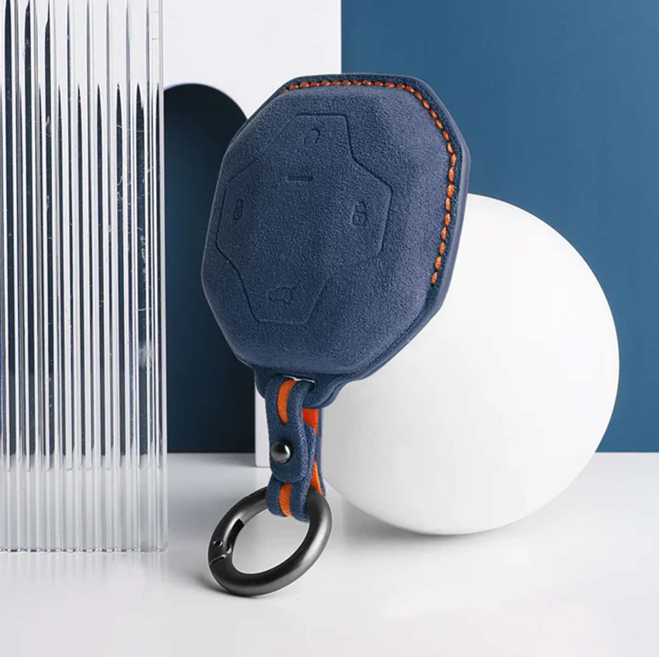 كفر ريموت سيارة جيتور Traveler لسنة 2023 و 2024 / قماش ايطالي فخم / ازرق