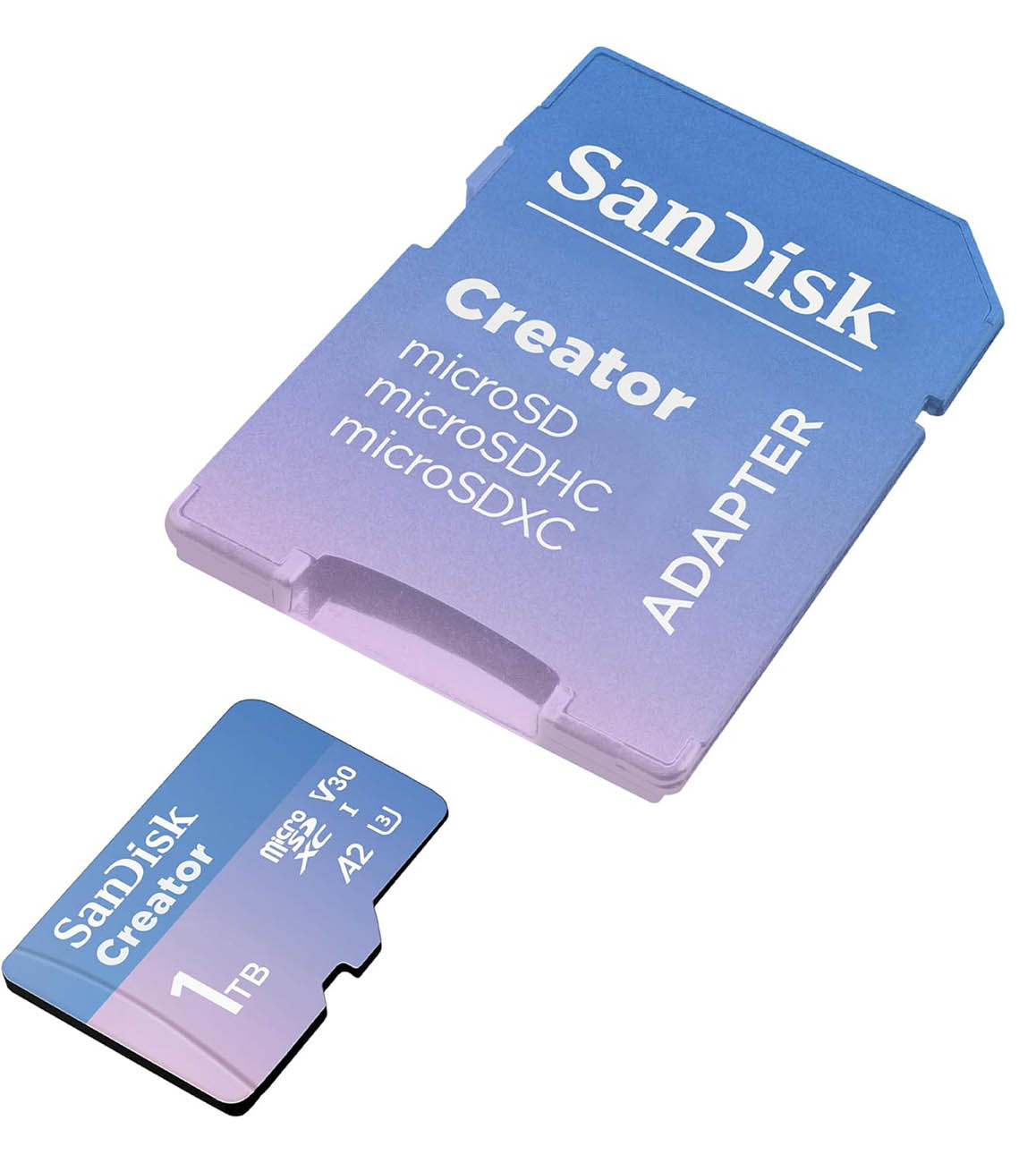 SanDisk Creator Memory Card / With SD Adapter / 1TB Capacity
