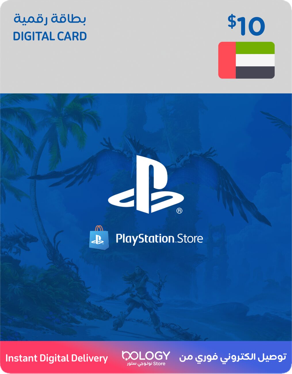 UAE PlayStation Store / 10 USD / Digital Card