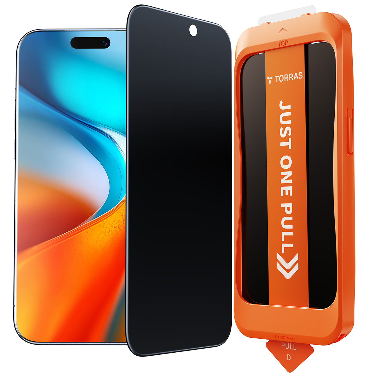 Torras Screen Protector for iPhone 17 Pro / 9H Hardness / Drop Protection / Privacy Glass