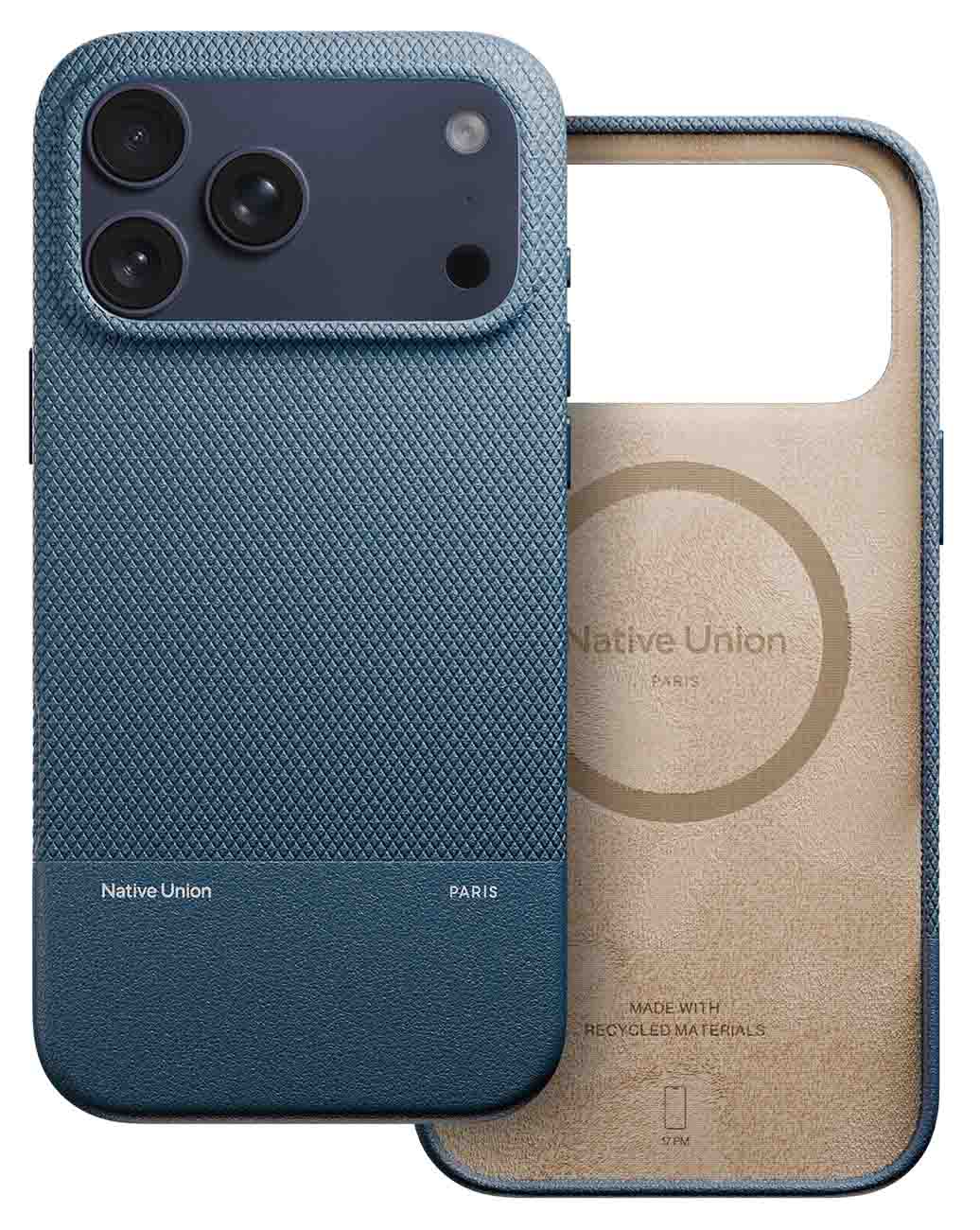 Native Union Case for iPhone 17 Pro / Supports MagSafe / Drop Protection / Navy Blue