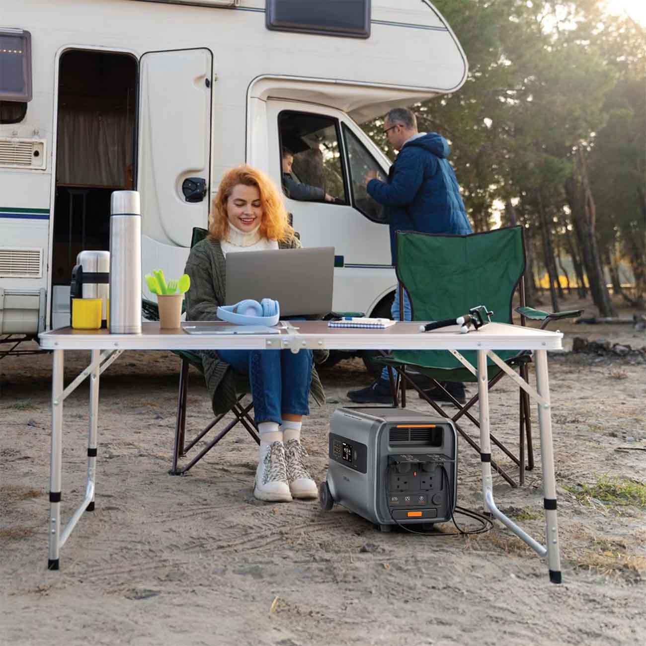 Green Portable Power Station / 2400Wh Capacity / 2780W Output ...