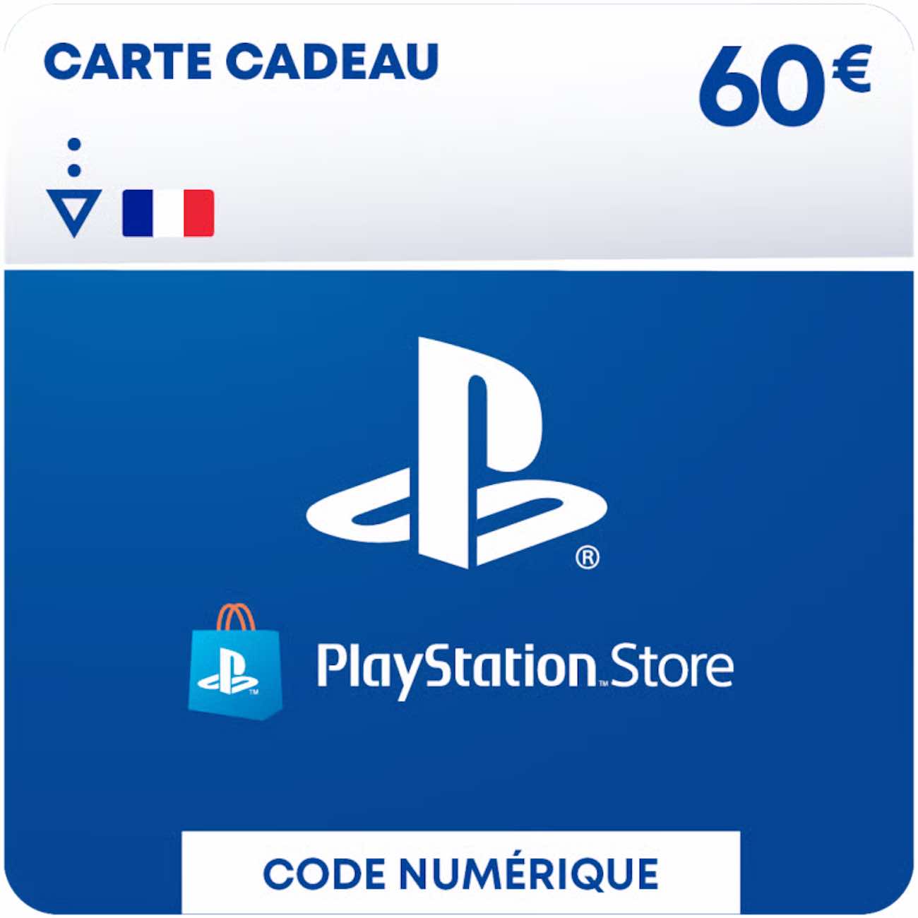 Playstation France Store / 60 Euro / Digital Card