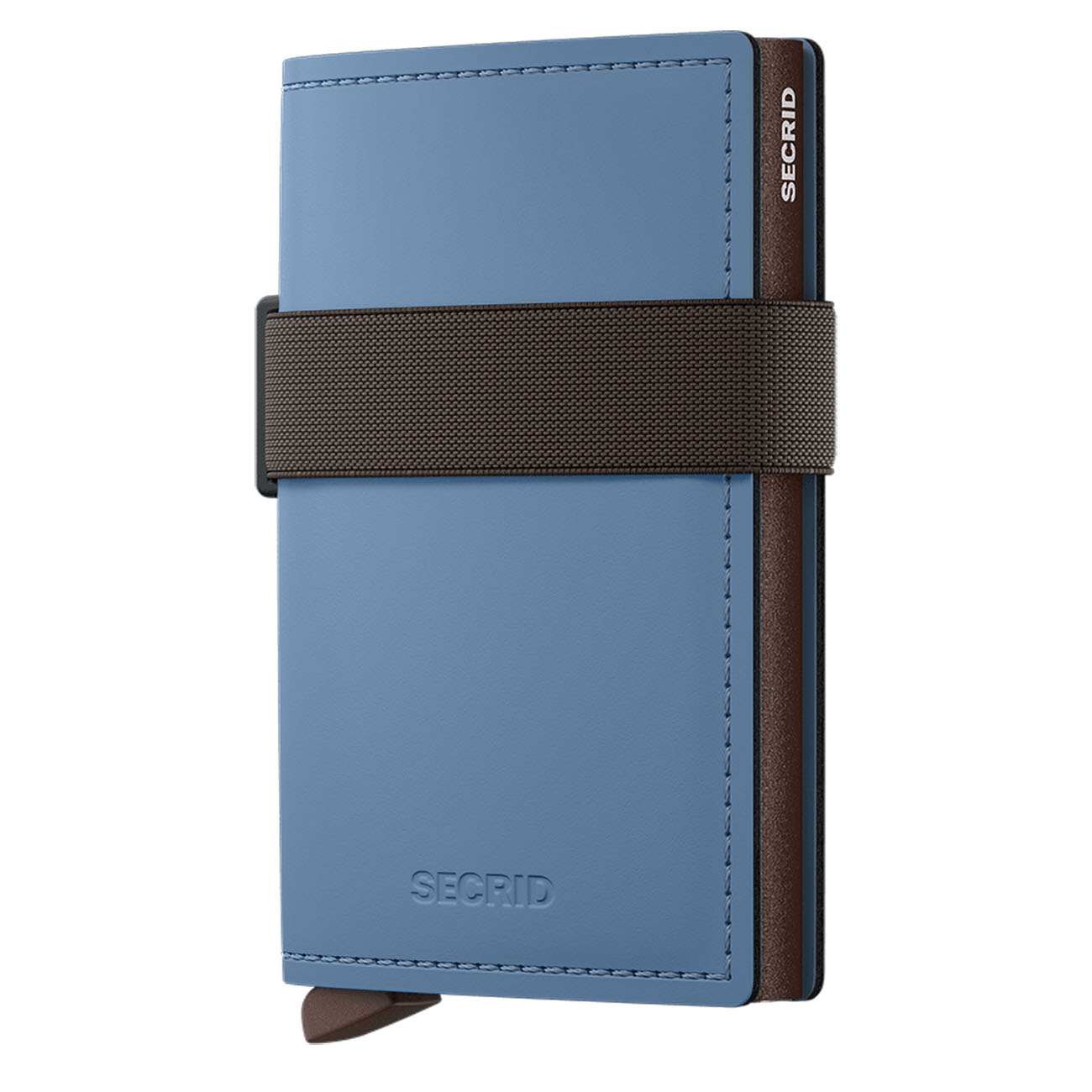 Secrid Bandwallet / RFID Protection / Matte Leather / Blue Brown