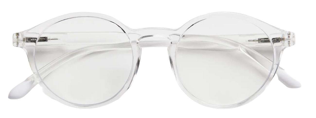 نظارة Le Marais Glossy من Barner / تحمي العين من اشعة الشاشات الضارة / لون كريستال
