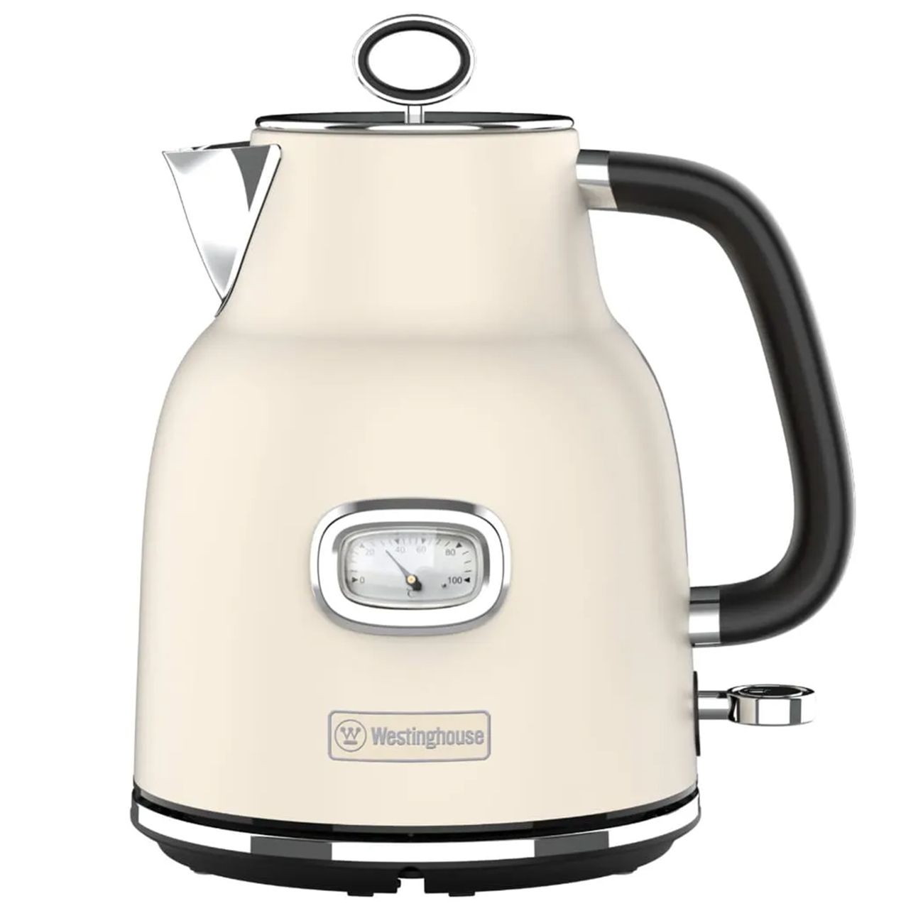 Westinghouse Retro Electric Kettle / 1.7L Capacity / 2200W Power / Classic Design / Off White