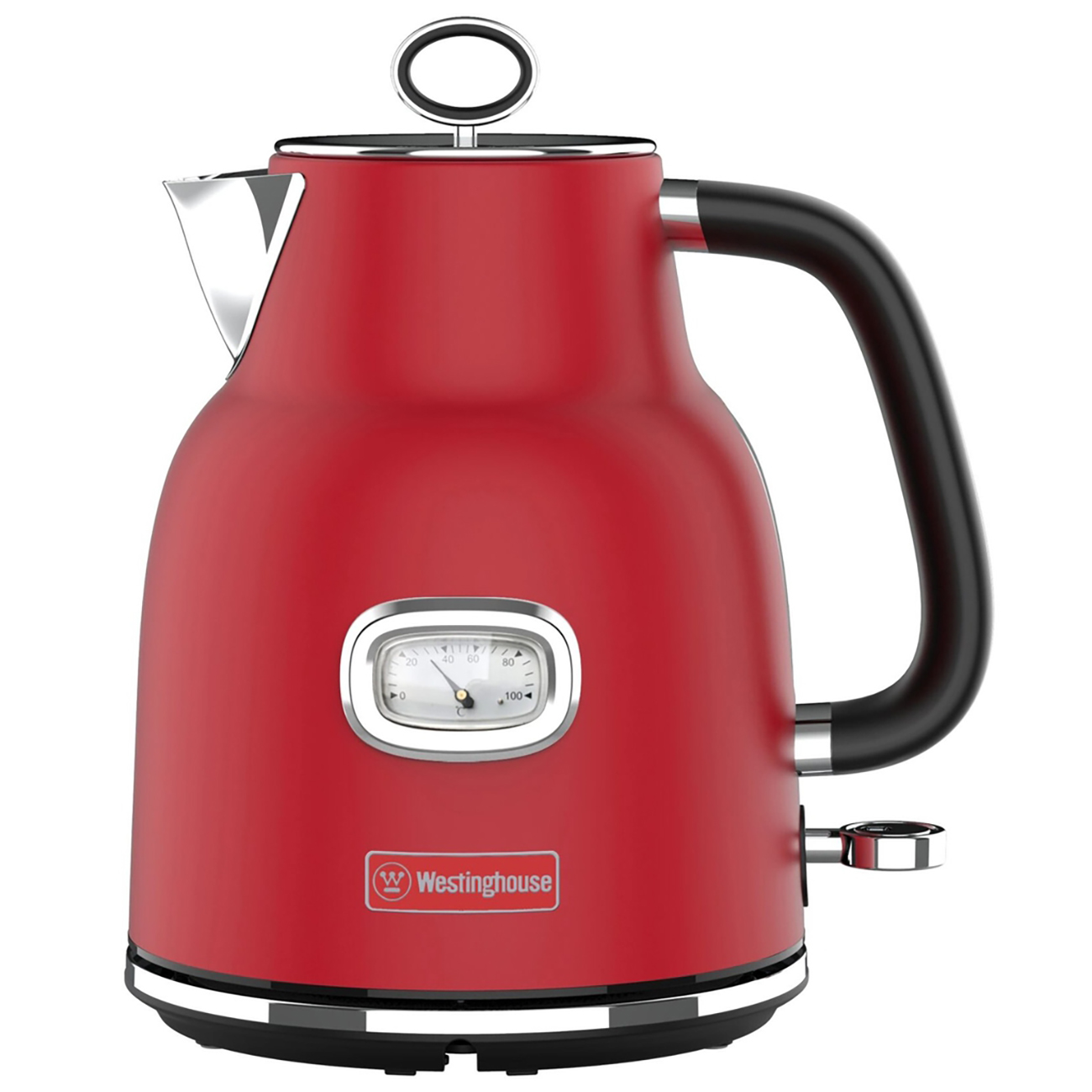 Westinghouse Retro Electric Kettle / 1.7L Capacity / 2200W Power / Classic Design / Red