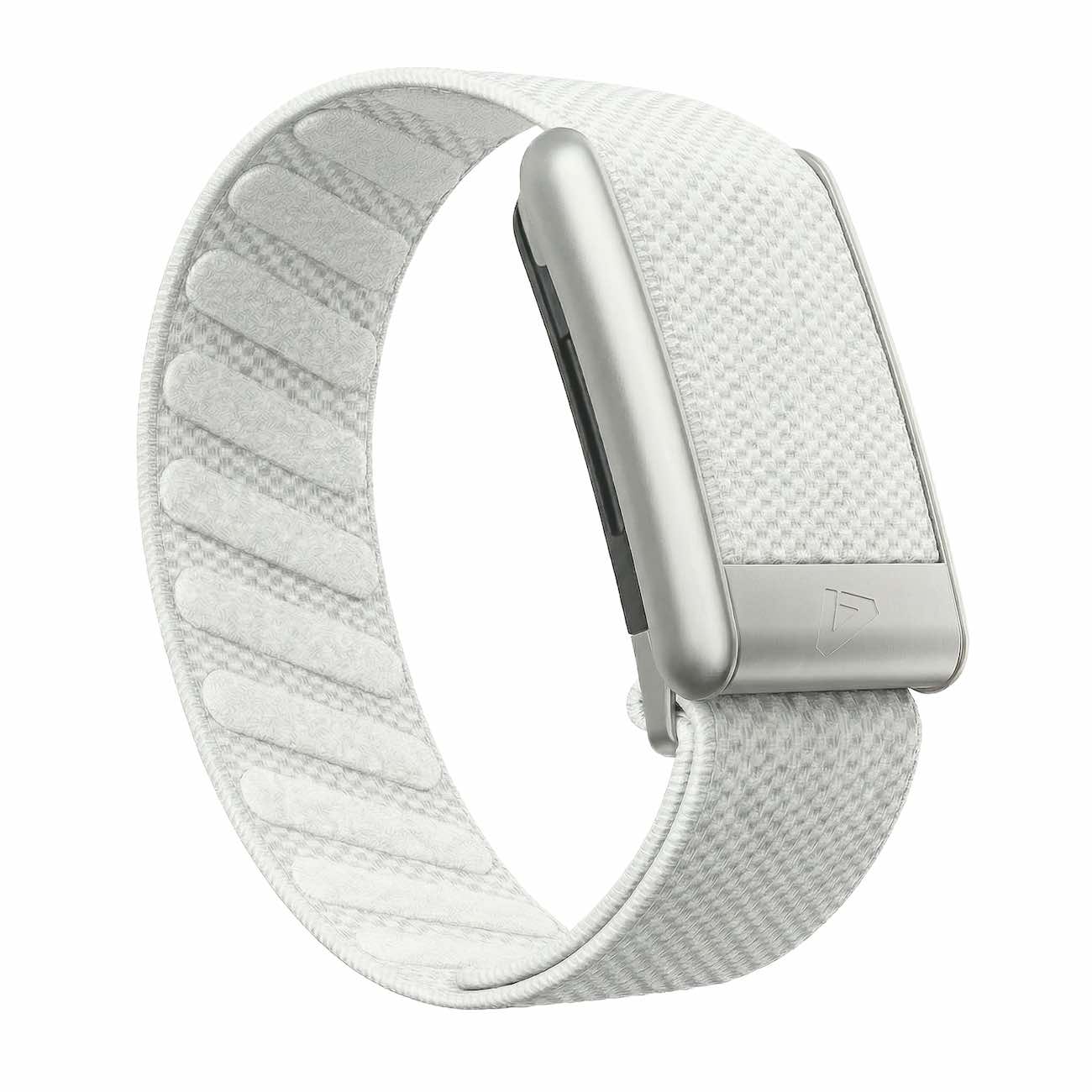 Dash Strap for Whoop 5 / White with Matte Silver Frame