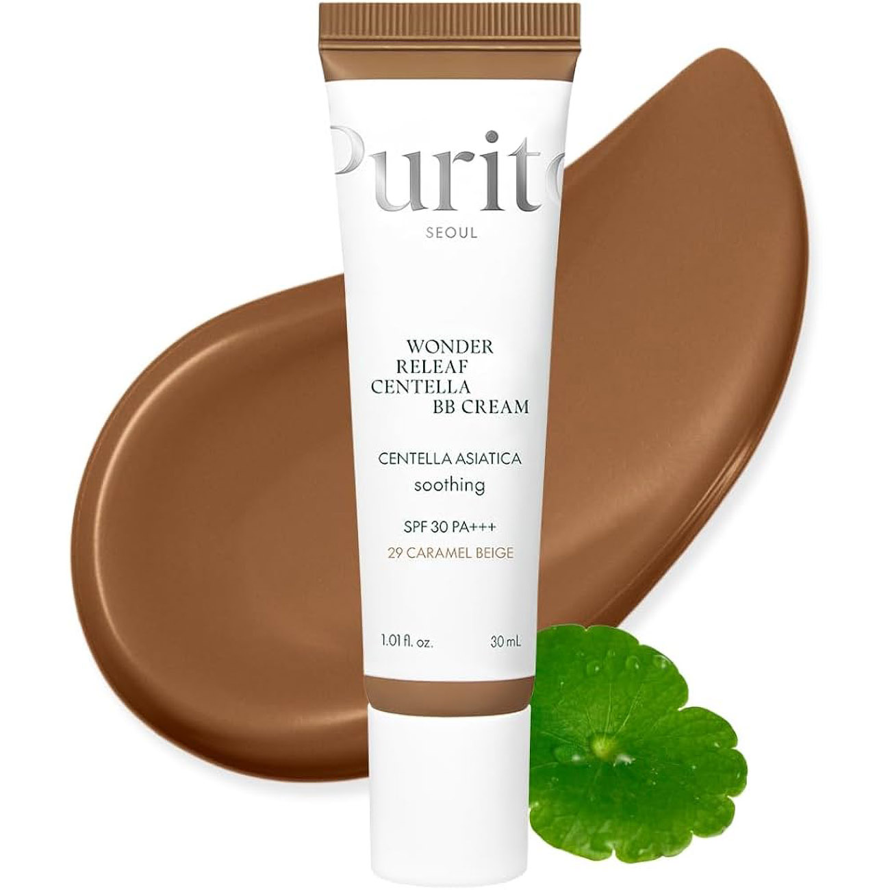 Purito Centella BB Cream / SPF 30 Protection / Shade Caramel Beige