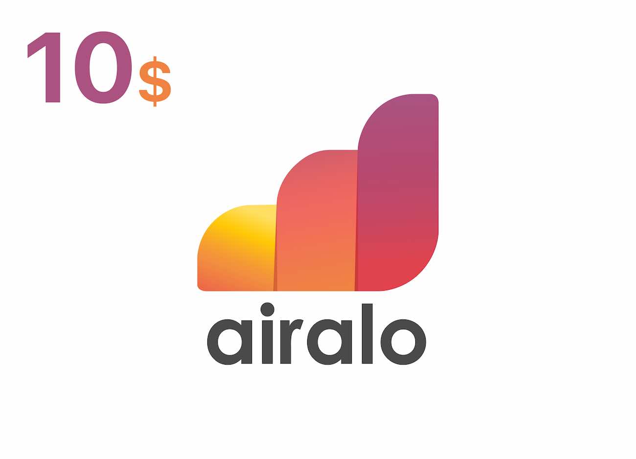Airalo eSIM App / 10 USD Airmoney / Digital Voucher