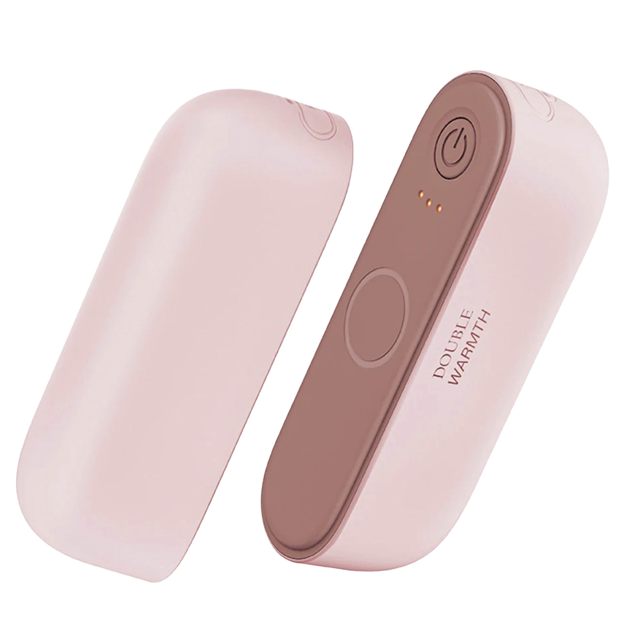 Magnetic Hand Warmer / Battery Operated / 3 Heat Levels / Fast Heating / Pink