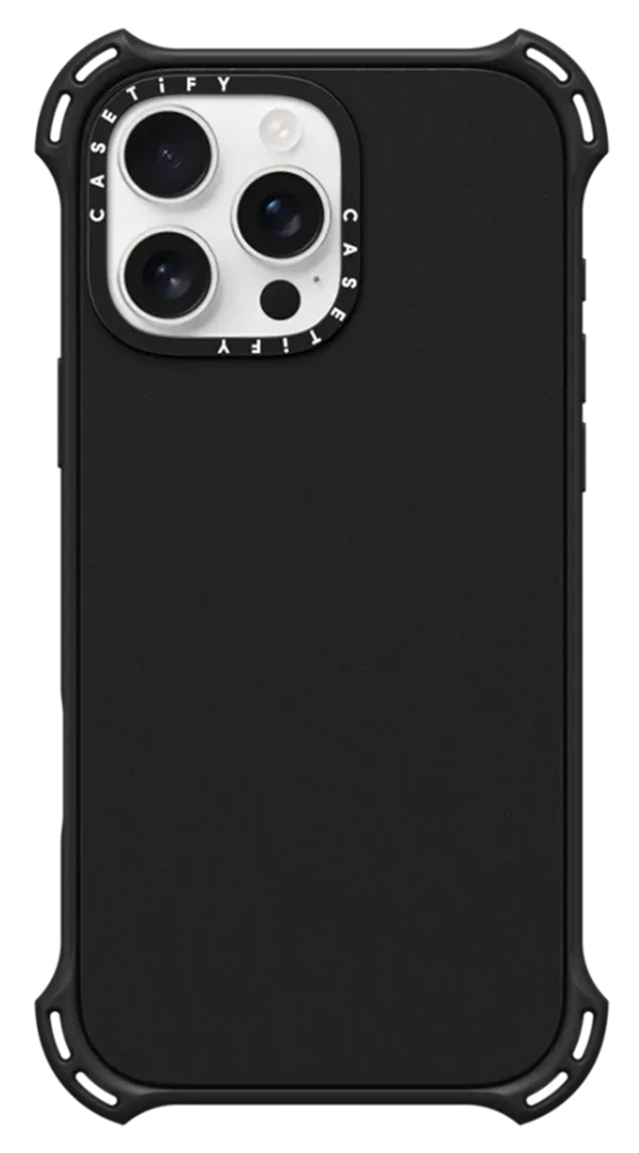 كفر CASETiFY Bounce لايفون 16 برو / يدعم MagSafe / ضد الطيحات / اسود