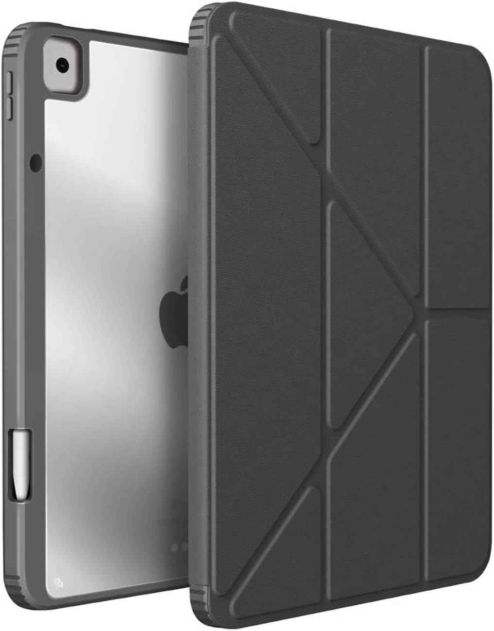 UNIQ Moven Case & Stand for iPad 10.2 inch 2021 / Built-in Stand / Drop Protection / Grey