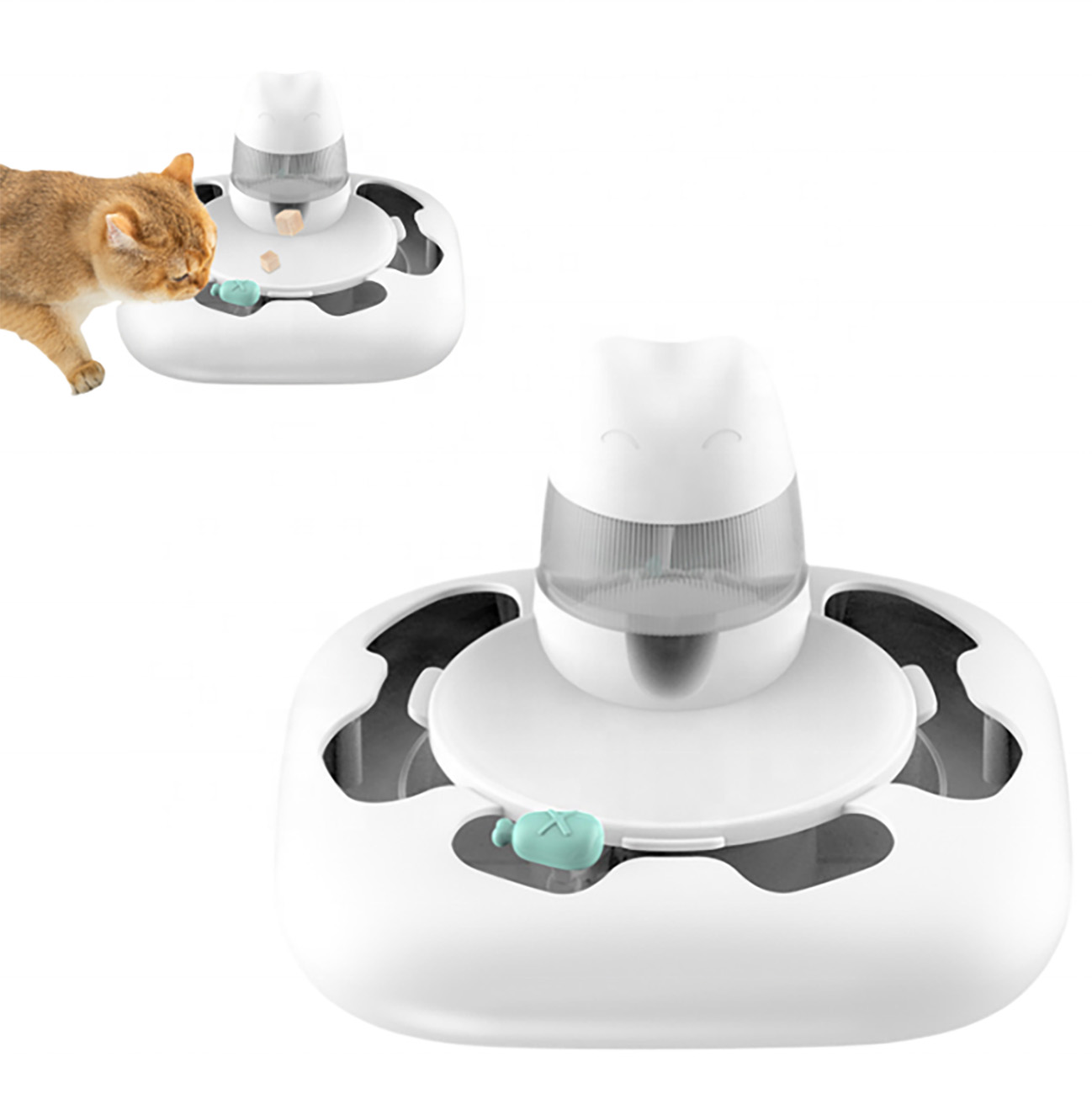 Pet Hunting Toy / Releases Food While Playing / Battery Operated