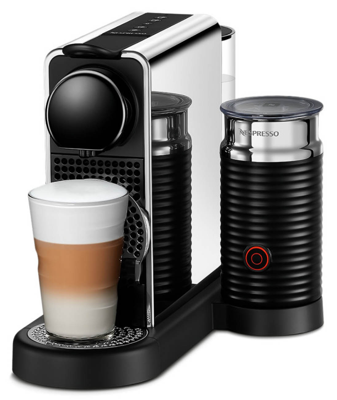 Nespresso Citiz Platinum Coffee Machine / With Milk Frother / 1L Capacity / Supports Capsules