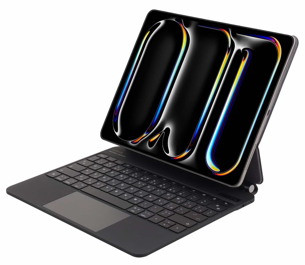 Levelo AeroBoard Keyboard for iPad Pro 13 inch 2024 / Trackpad & Backlight / Arabic & English